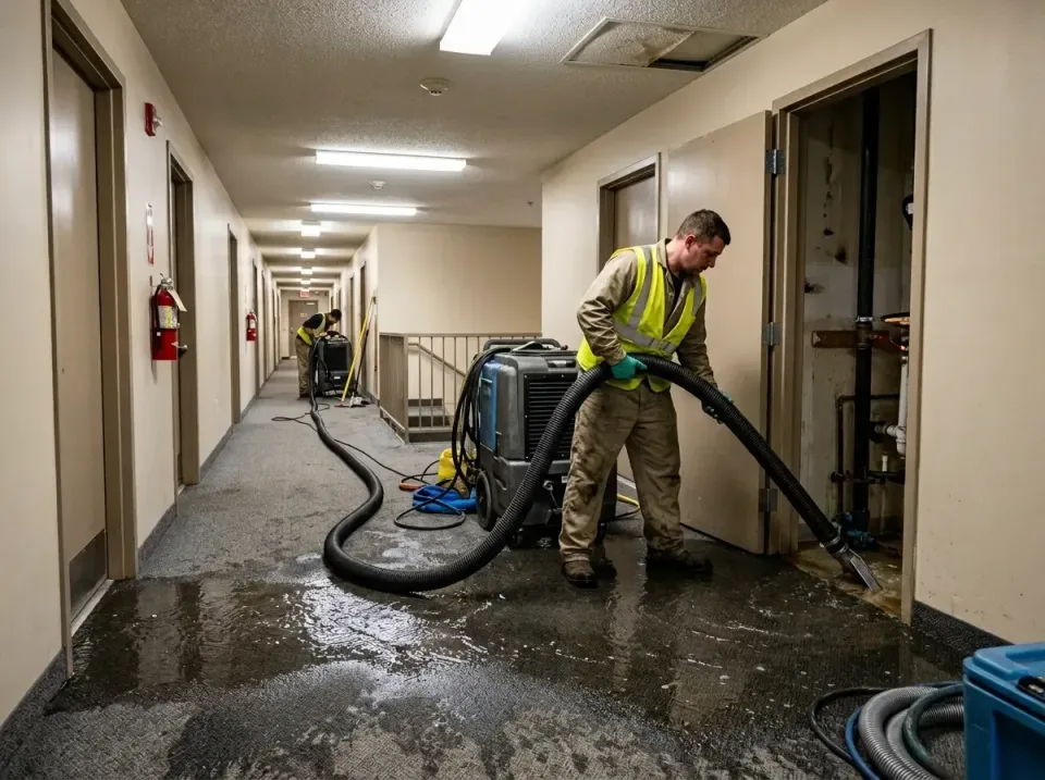 multi-unit-apartment-hallway-f-005 — frequently asked questions, Emergency Burst Pipe Water Extraction & Removal in Dade Cit…